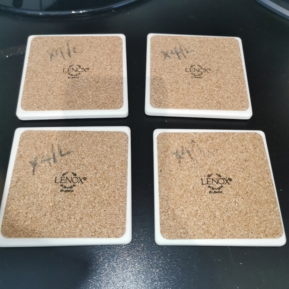 Very rare Lenox outdoor wild animals set of 4 coasters - Picture 6 of 7